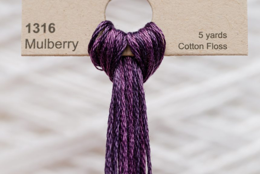 Weeks – Mulberry 5 yards 6 strand skein 1316