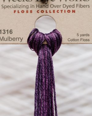 Weeks - Mulberry 5 yards 6 strand skein 1316