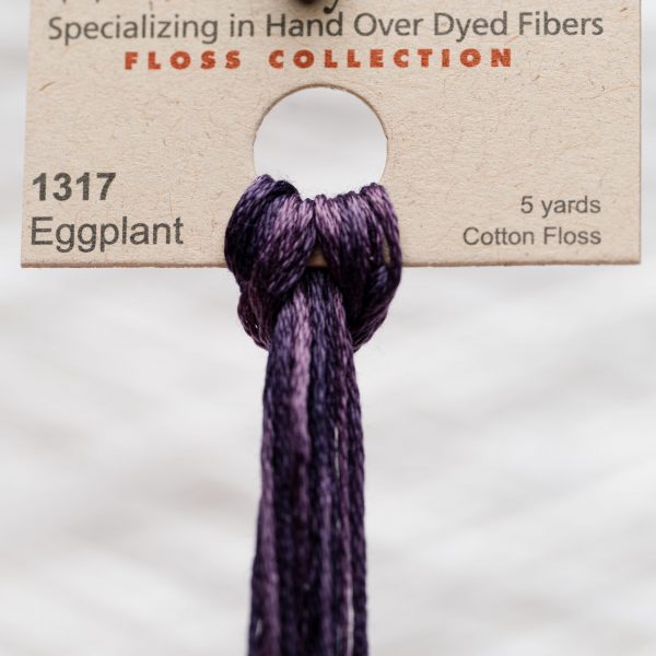 Weeks - Eggplant 5 yards 6 strand skein 1317