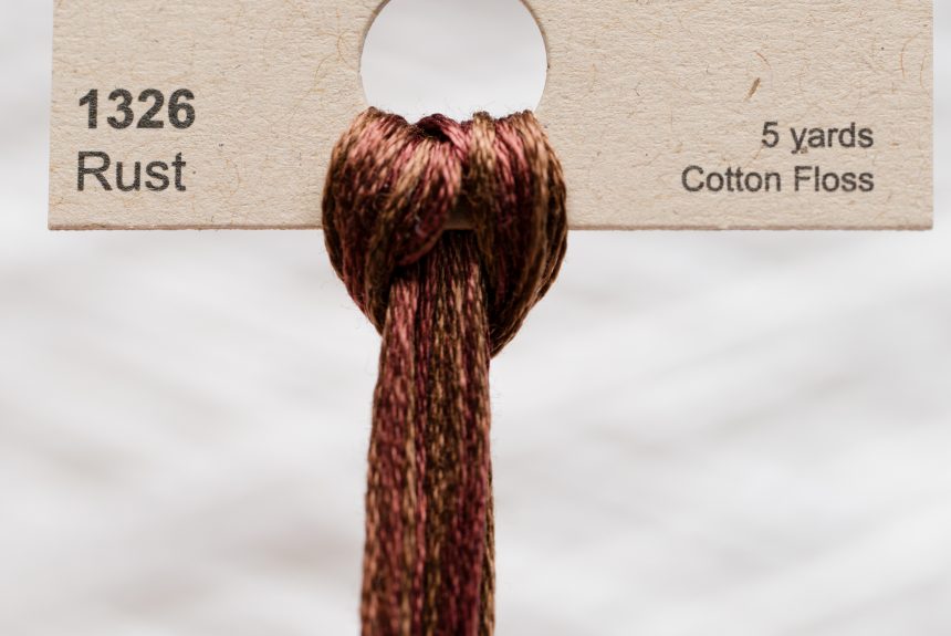 Weeks – Rust 5 yards 6 strand skein 1326