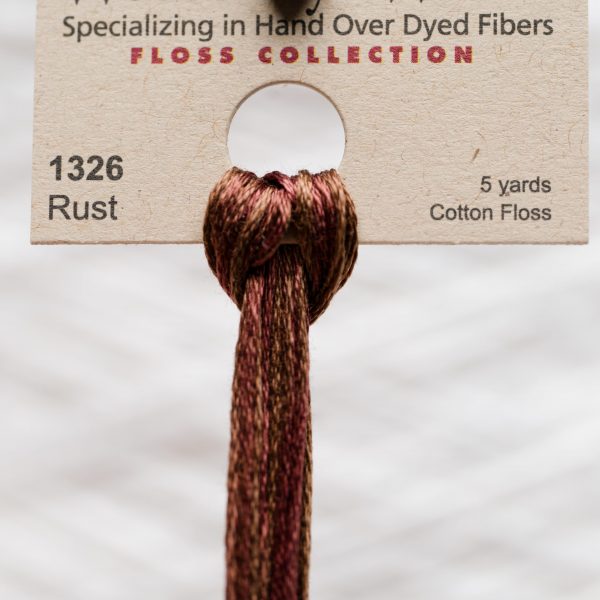 Weeks - Rust 5 yards 6 strand skein 1326