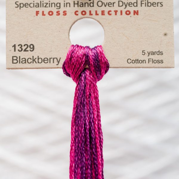 Weeks - Blackberry 5 yards 6 strand skein 1329