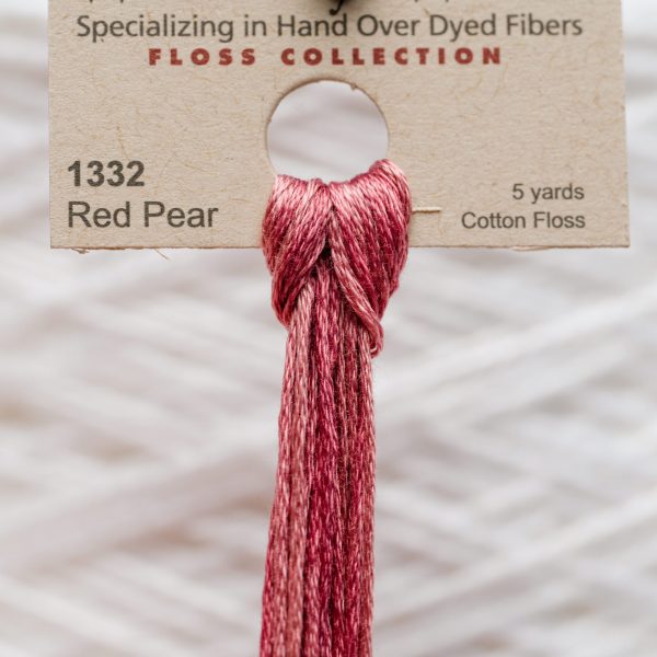 Weeks - Red Pear 5 yards 6 strand skein 1332