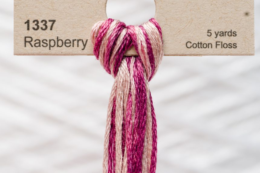 Weeks – Raspberry Tart 5 yards 6 strand skein 1337