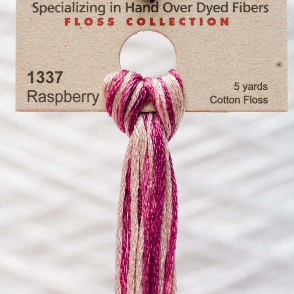 Weeks - Raspberry Tart 5 yards 6 strand skein 1337