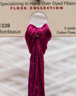 Weeks - Bordeaux 5 yards 6 strand skein 1339