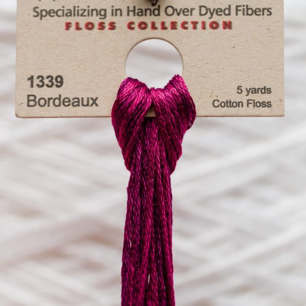 Weeks - Bordeaux 5 yards 6 strand skein 1339