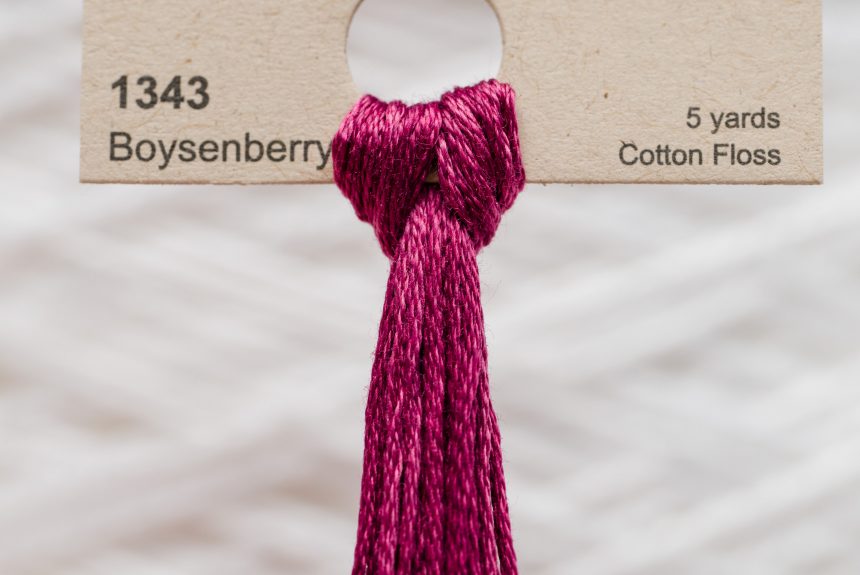 Weeks – Boysenberry 5 yards 6 strand skein 1343