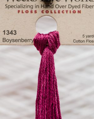 Weeks - Boysenberry 5 yards 6 strand skein 1343