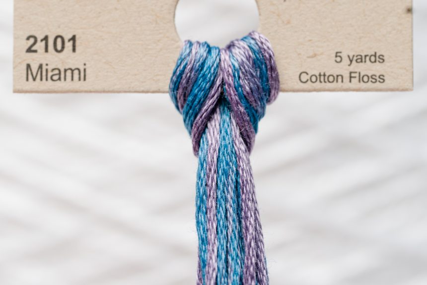 Weeks – Miami 5 yards 6 strand skein 2101