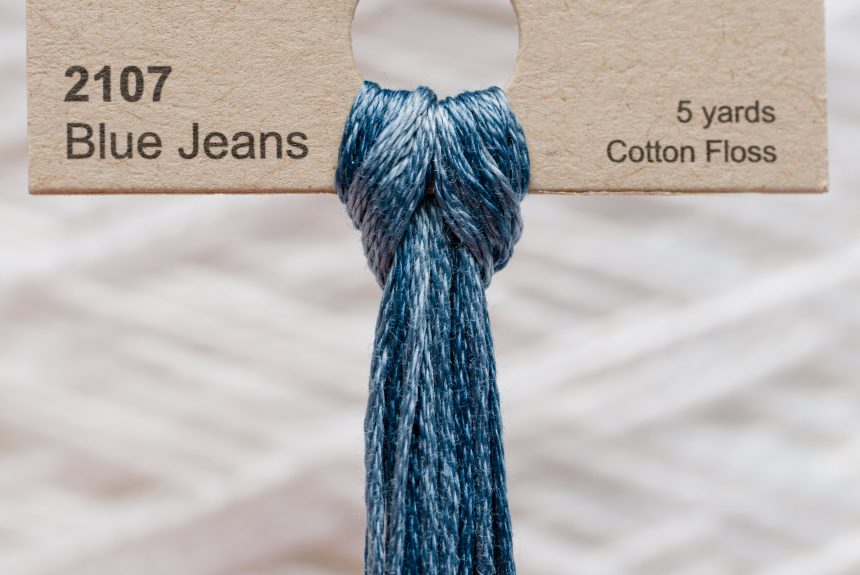 Weeks – Blue Jeans 5 yards 6 strand skein 2107