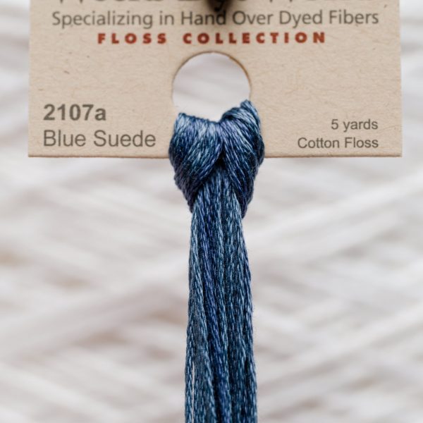 Weeks - Blue Suede 5 yards 6 strand skein 2107a