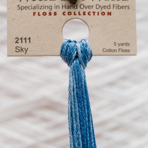 Weeks - Sky 5 yards 6 strand skein 2111