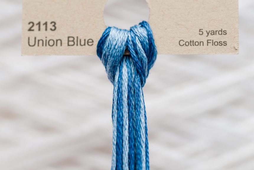Weeks – Union Blue 5 yards 6 strand skein 2113