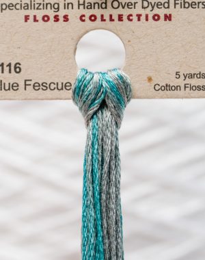 Weeks - Blue Fescue 5 yards 6 strand skein 2116
