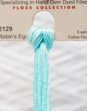 Weeks - Robin's Egg 5 yards 6 strand skein 2129