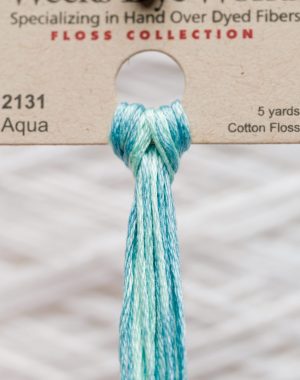 Weeks - Aqua 5 yards 6 strand skein 2131