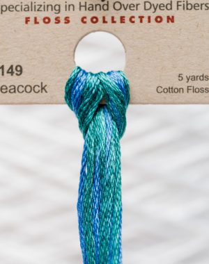 Weeks - Peacock 5 yards 6 strand skein 2149