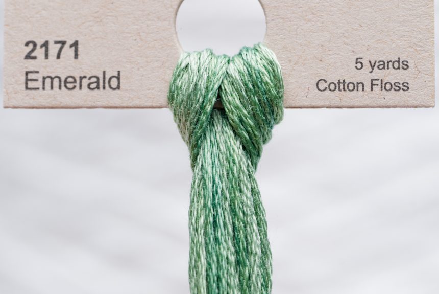 Weeks – Emerald 5 yards 6 strand skein 2171