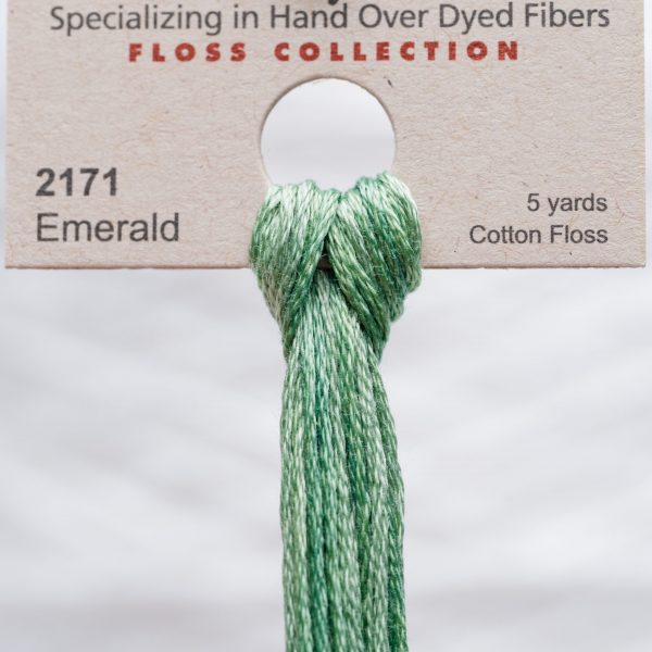 Weeks - Emerald 5 yards 6 strand skein 2171