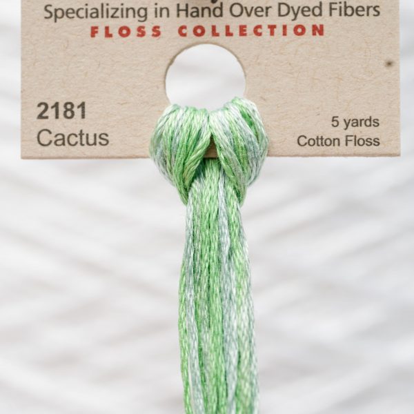 Weeks - Cactus 5 yards 6 strand skein 2181