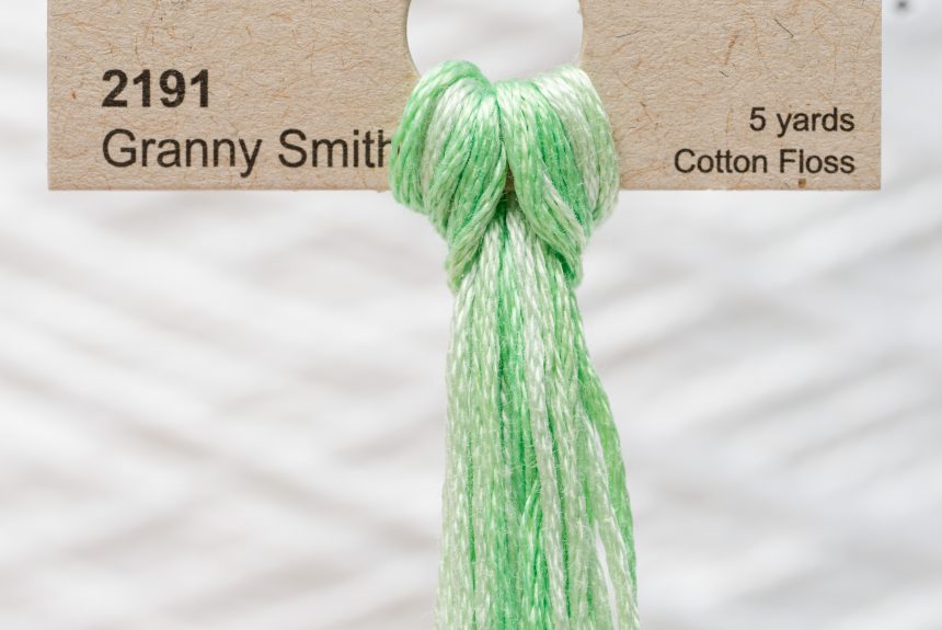 Weeks – Granny Smith 5 yards 6 strand skein 2191