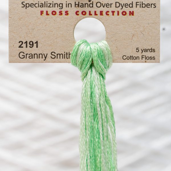 Weeks - Granny Smith 5 yards 6 strand skein 2191