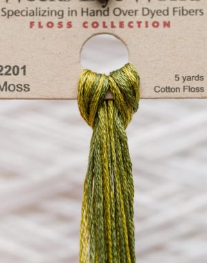 Weeks - Moss 5 yards 6 strand skein 2201