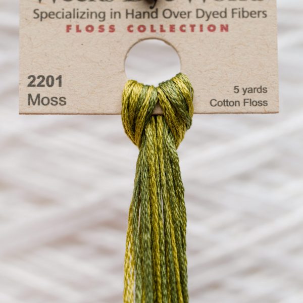 Weeks - Moss 5 yards 6 strand skein 2201
