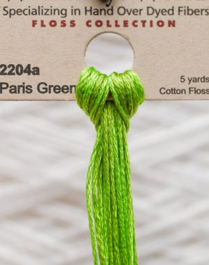 Weeks - Paris Green 5 yards 6 strand skein 2204a