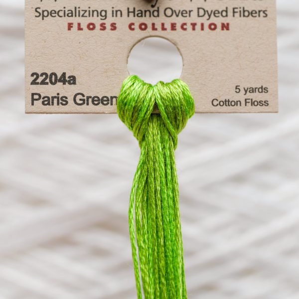 Weeks - Paris Green 5 yards 6 strand skein 2204a