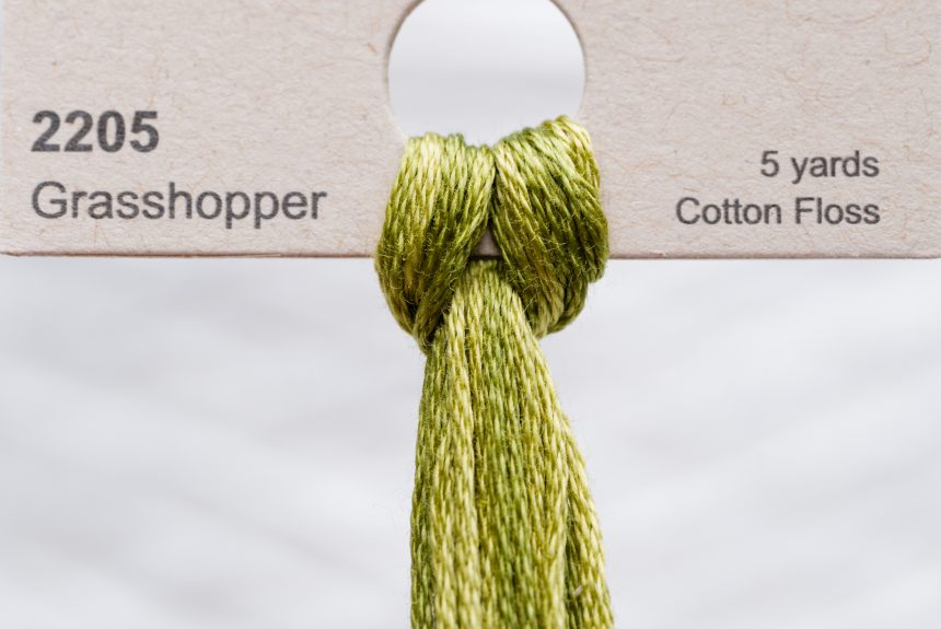 Weeks – Grasshopper 5 yards 6 strand skein 2205