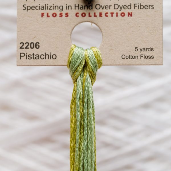 Weeks - Pistachio 5 yards 6 strand skein 2206