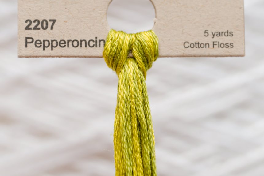 Weeks – Pepperoncini 5 yards 6 strand skein 2207