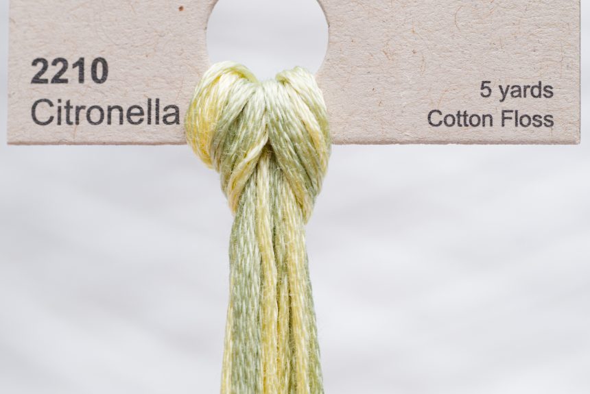 Weeks – Citronella 5 yards 6 strand skein 2210