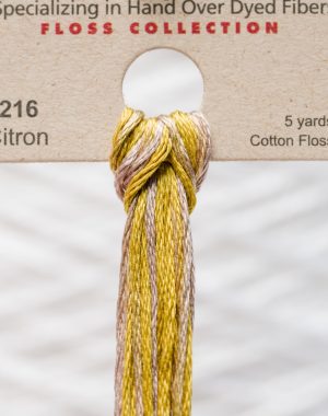 Weeks - Citron 5 yards 6 strand skein 2216