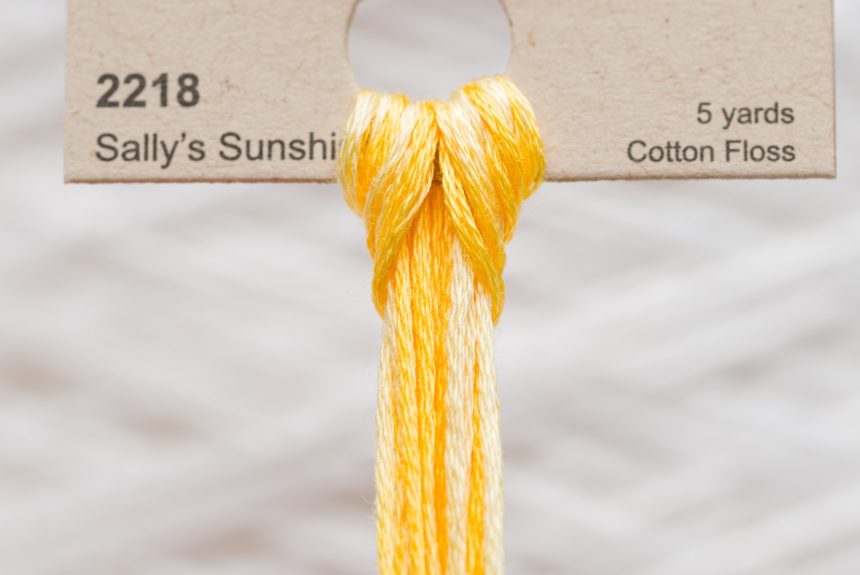 Weeks – Sally’s Sunshine 5 yards 6 strand skein 2218