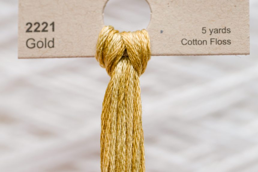 Weeks – Gold 5 yards 6 strand skein 2221