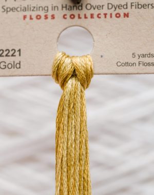 Weeks - Gold 5 yards 6 strand skein 2221
