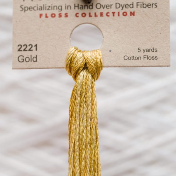Weeks - Gold 5 yards 6 strand skein 2221