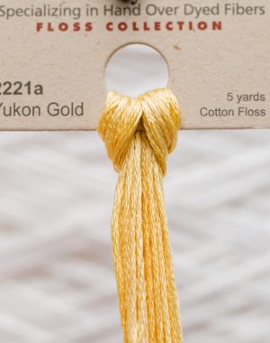 Weeks - Yukon Gold 5 yards 6 strand skein 2221a