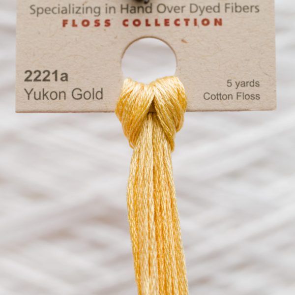 Weeks - Yukon Gold 5 yards 6 strand skein 2221a