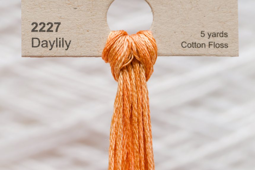 Weeks – Daylily 5 yards 6 strand skein 2227