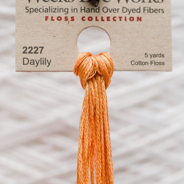 Weeks - Daylily 5 yards 6 strand skein 2227
