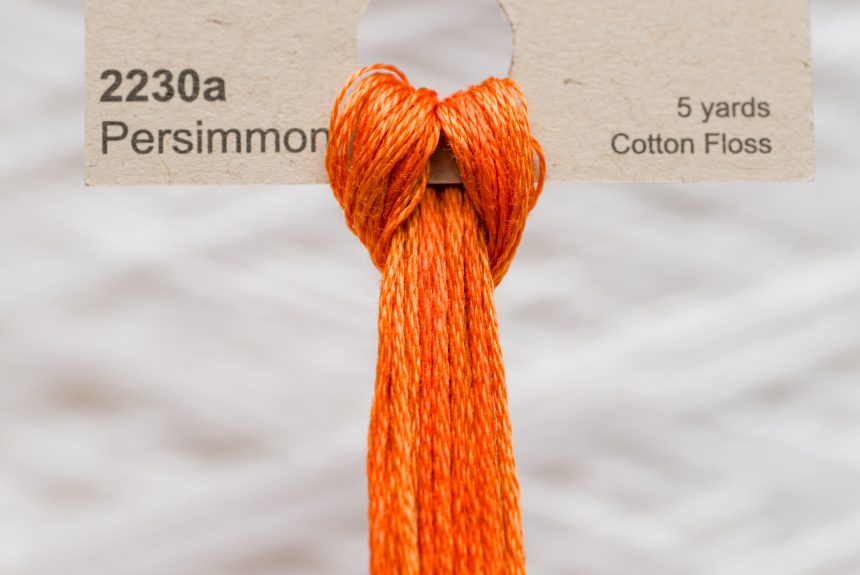 Weeks – Persimmon 5 yards 6 strand skein 2230a