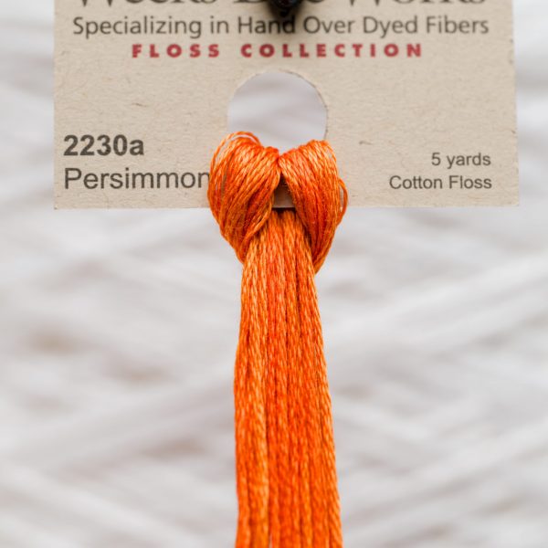 Weeks - Persimmon 5 yards 6 strand skein 2230a