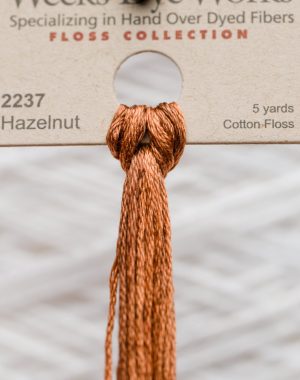 Weeks - Hazelnut 5 yards 6 strand skein 2237