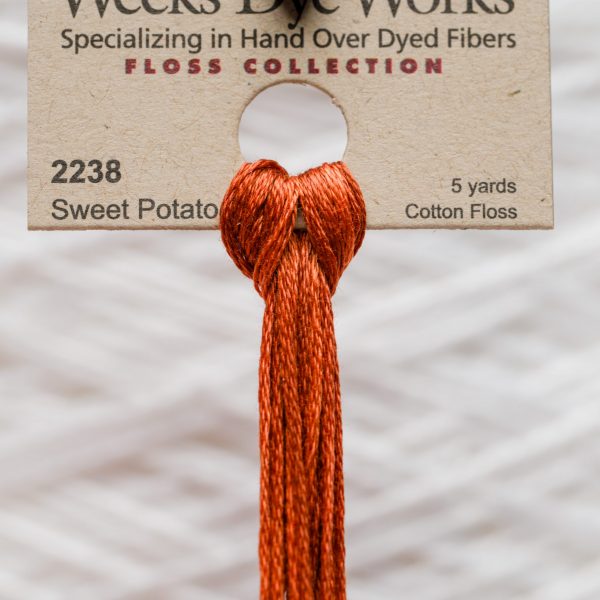 Weeks - Sweet Potato 5 yards 6 strand skein 2238