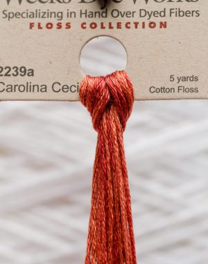 Weeks - Carolina Cecil 5 yards 6 strand skein 2239a