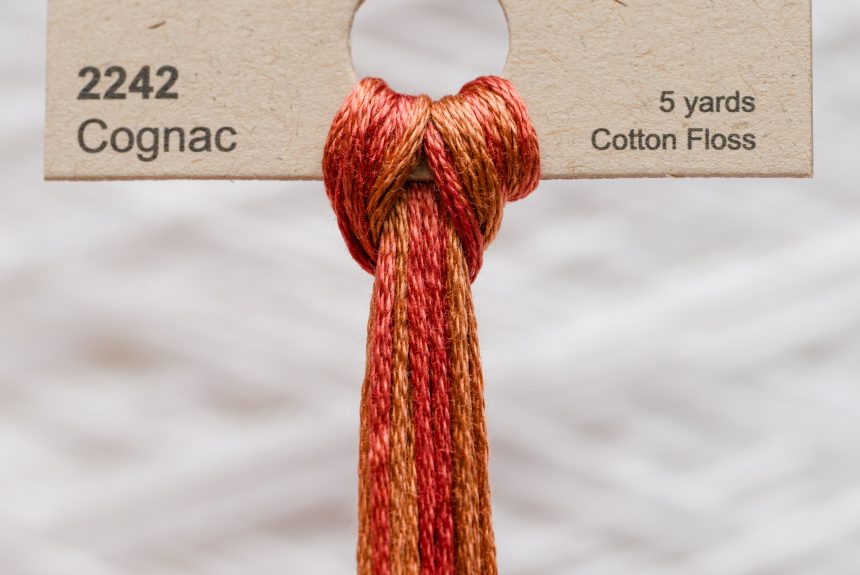 Weeks – Cognac 5 yards 6 strand skein 2242